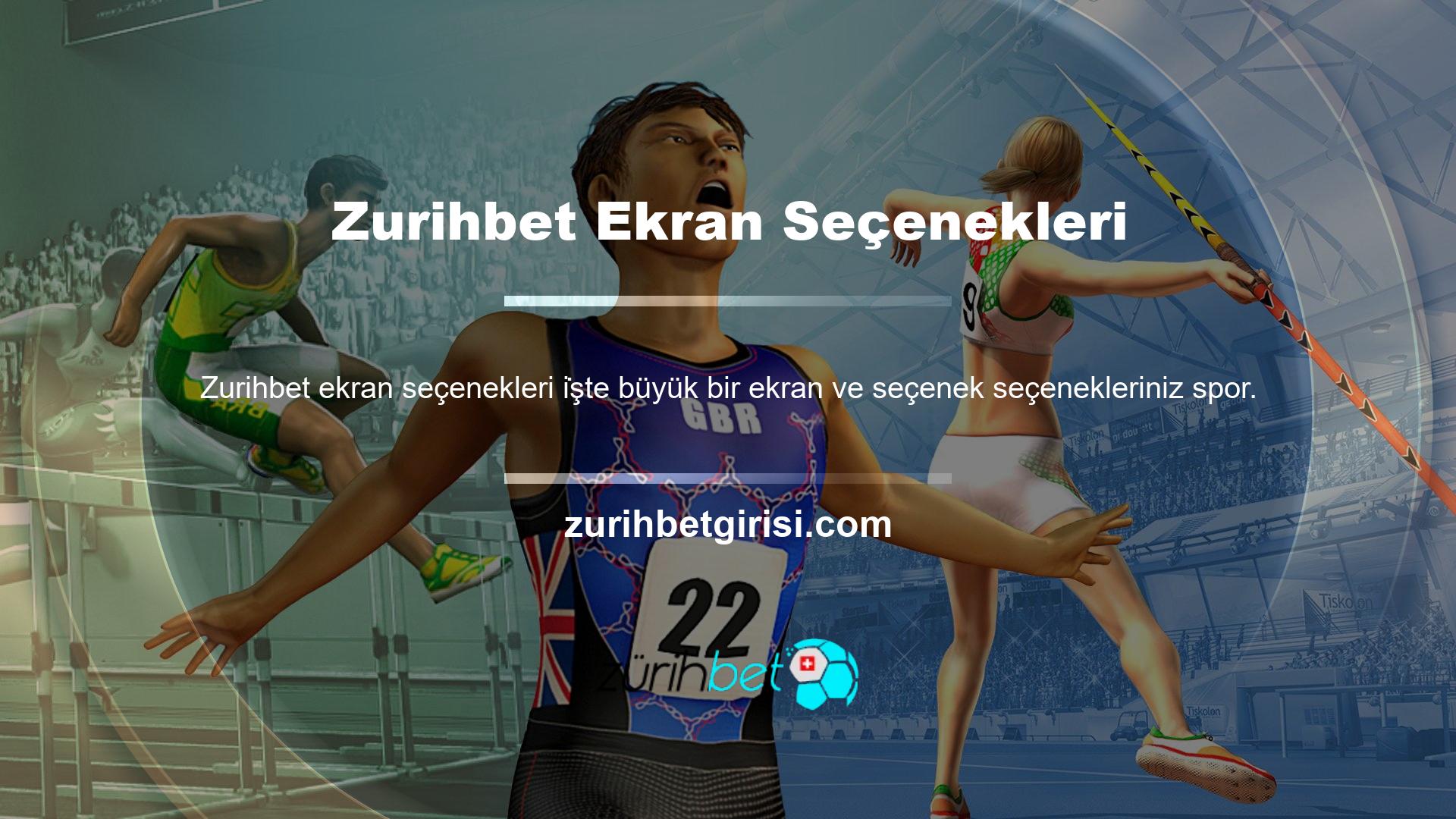 Menülerden istediğiniz sporu seçin ve bu menülerin altındaki maçlardan birini tıklayarak izlemeye başlayın